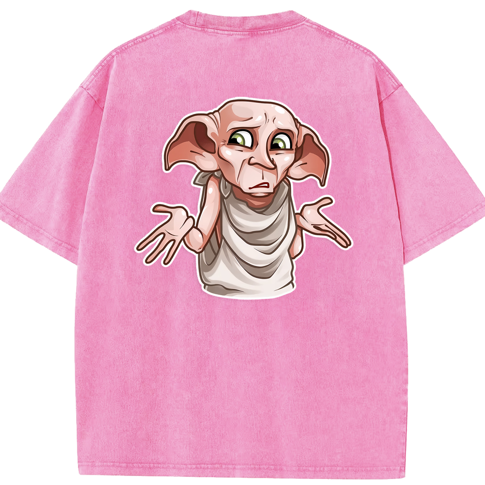 （画像用） Harry Potter ハリー・ポッターシリーズ 綿100% ヴィンテージ風 半袖Tシャツ（背面プリント）